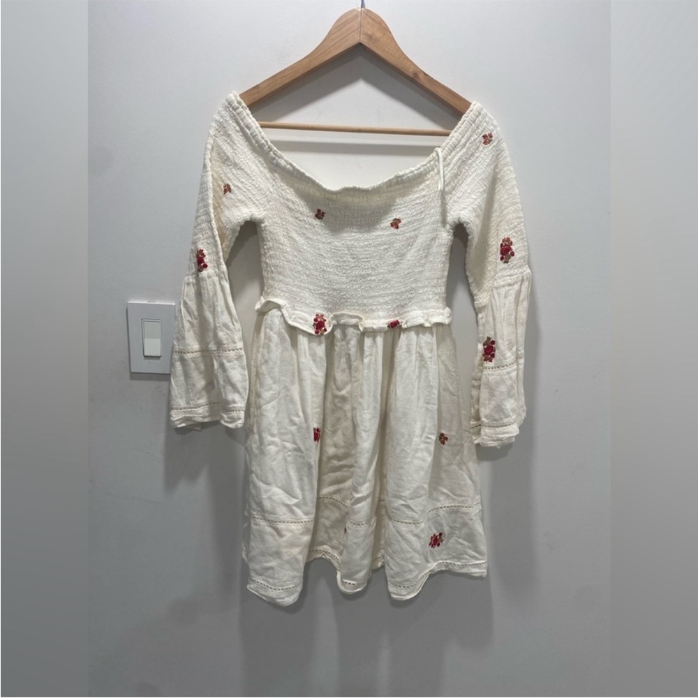 Free people counting daisies smoched mini dress - Picture 3 of 4